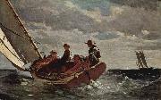 Winslow Homer Breezing Up Germany oil painting artist